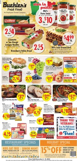 Weekly ad Buehler's Fresh Food 10/16/2024 - 10/22/2024