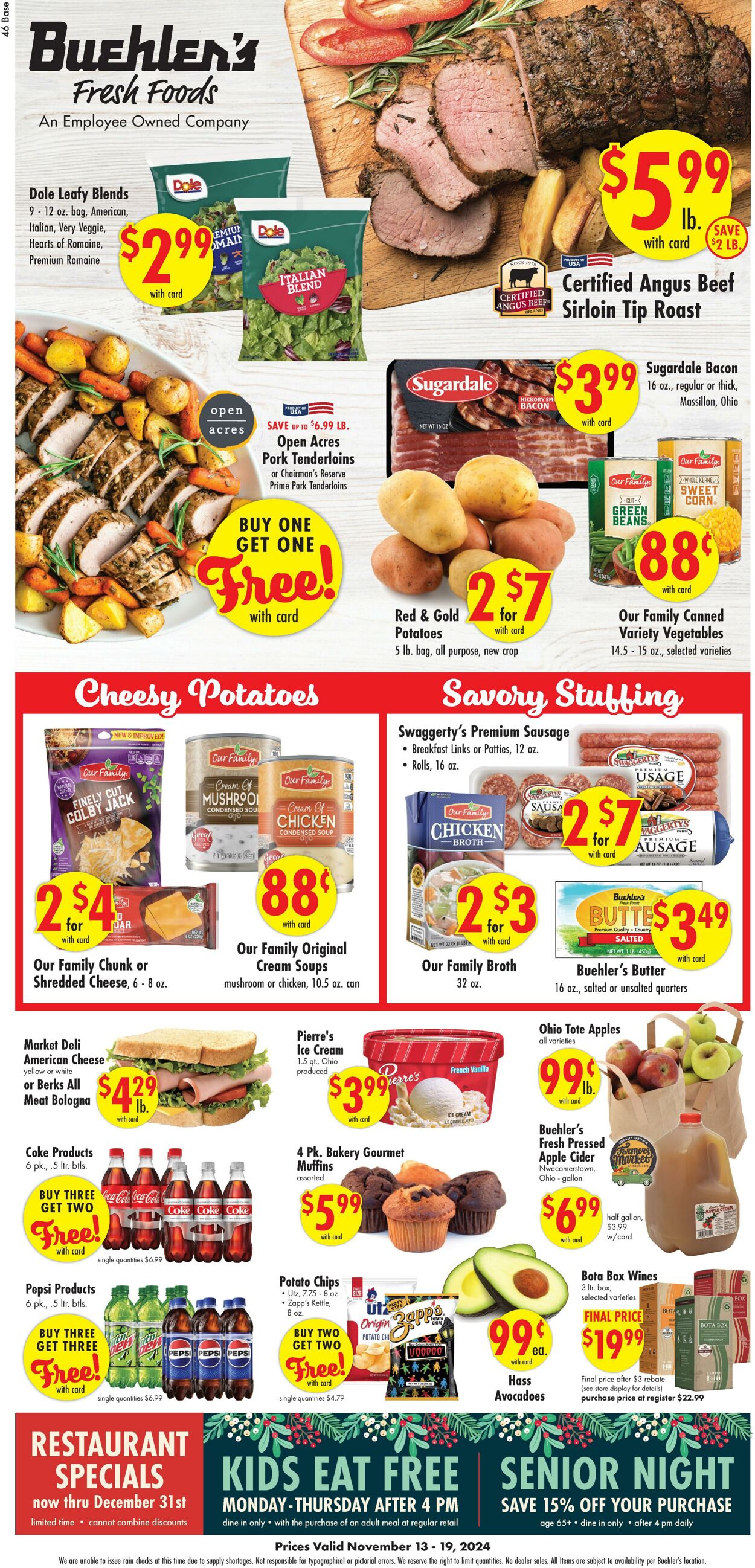 Weekly ad Buehler's Fresh Food 11/13/2024 - 11/19/2024