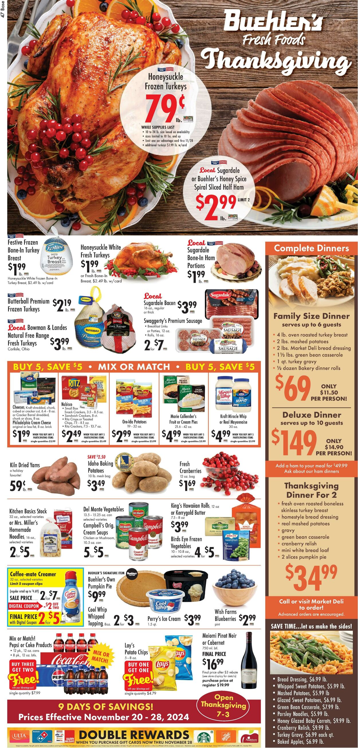 Weekly ad Buehler's Fresh Food 11/20/2024 - 11/28/2024