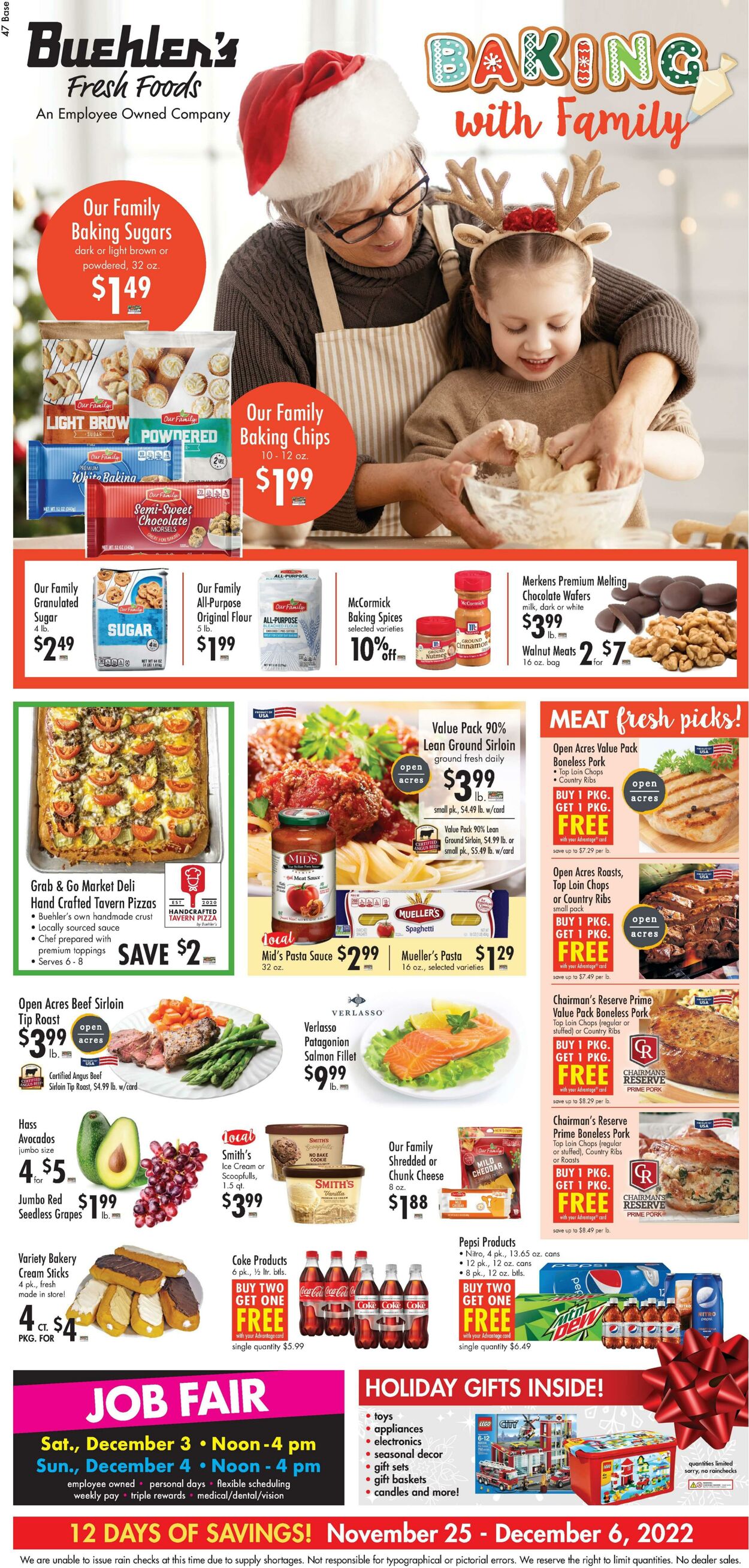 Weekly ad Buehler's Fresh Food 11/25/2022 - 12/06/2022