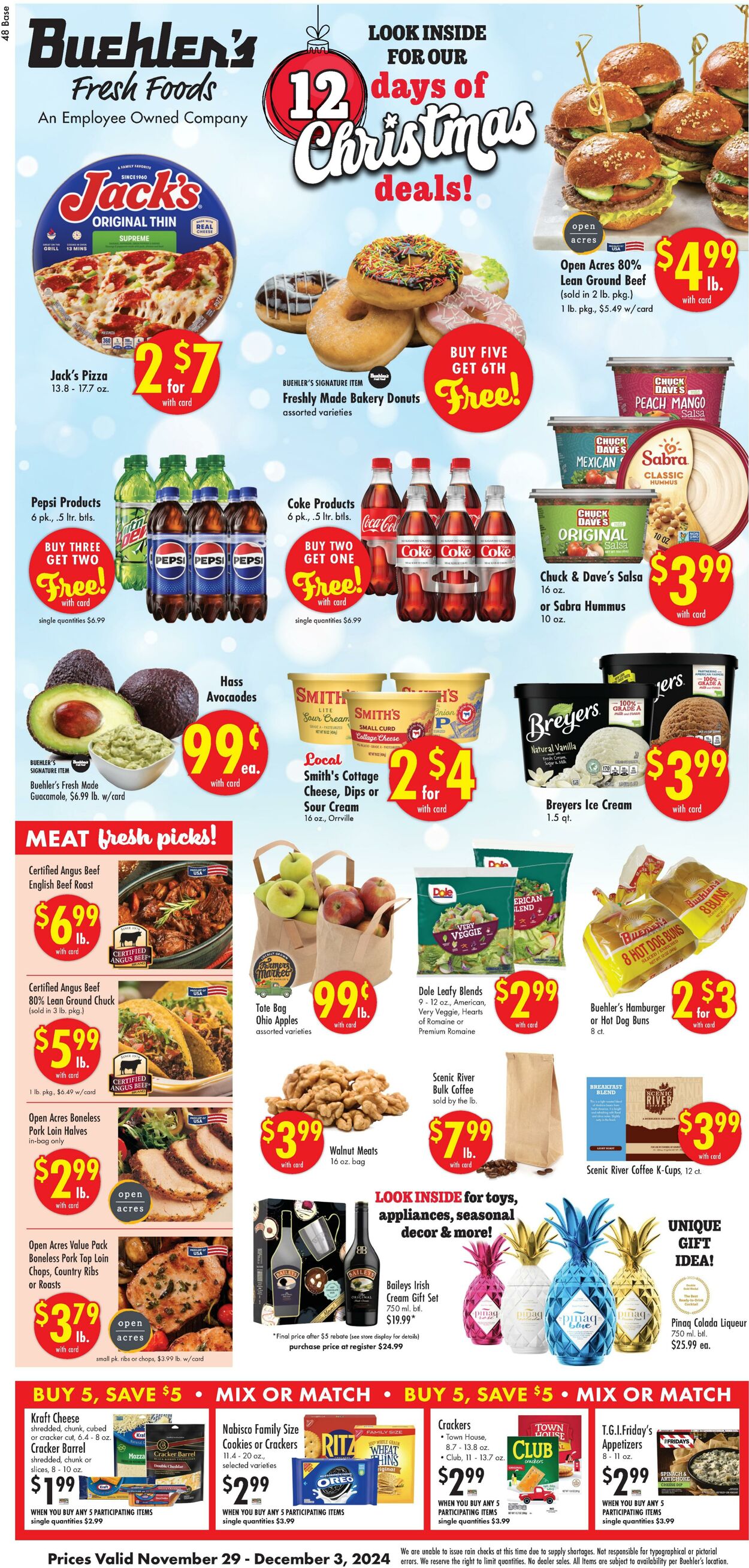 Weekly ad Buehler's Fresh Food 11/29/2024 - 12/03/2024