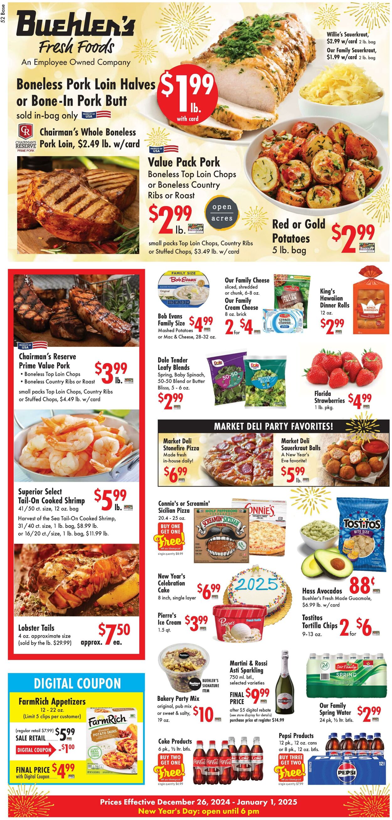 Weekly ad Buehler's Fresh Food 12/26/2024 - 01/01/2025