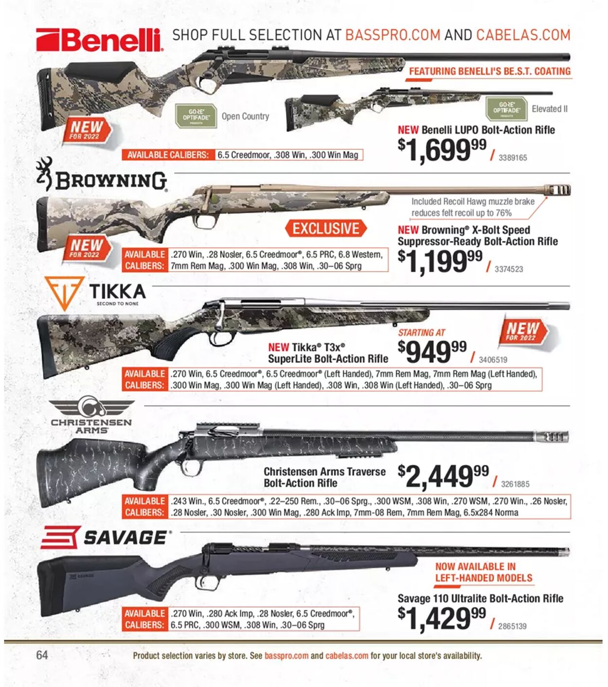 Weekly ad Cabela's 07/01/2022 - 12/31/2022