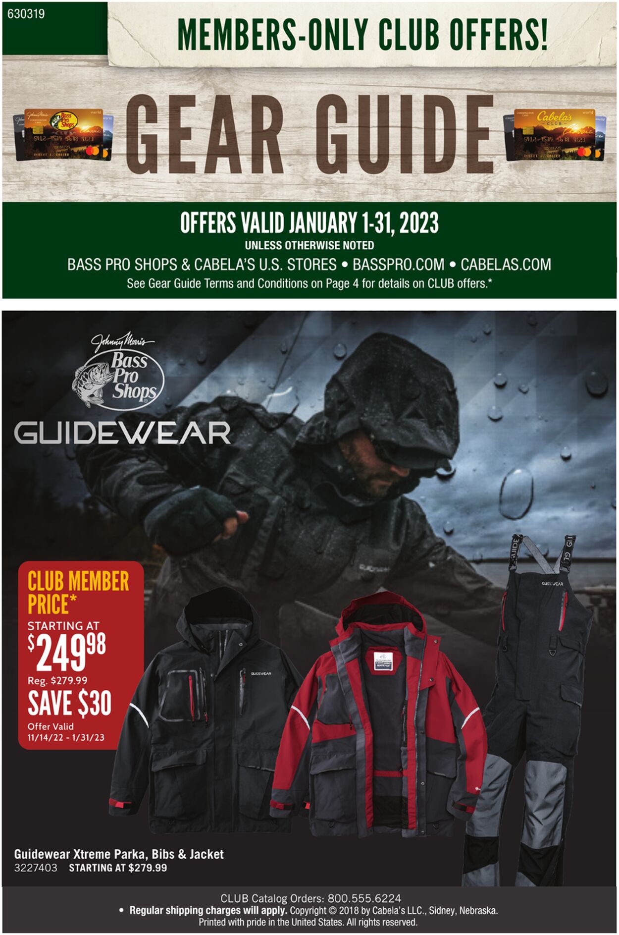 Weekly ad Cabela's 01/01/2023-01/31/2023