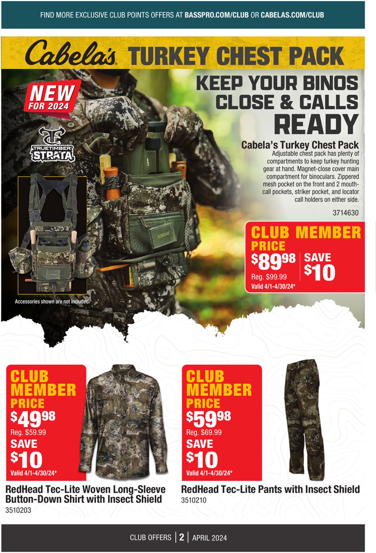 Weekly ad Cabela's 04/01/2024 - 04/30/2024