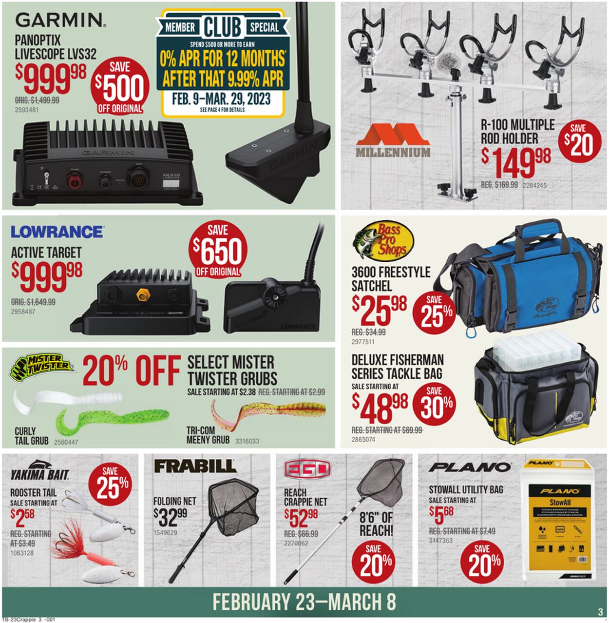 Weekly ad Cabela's 02/23/2023 - 03/08/2023