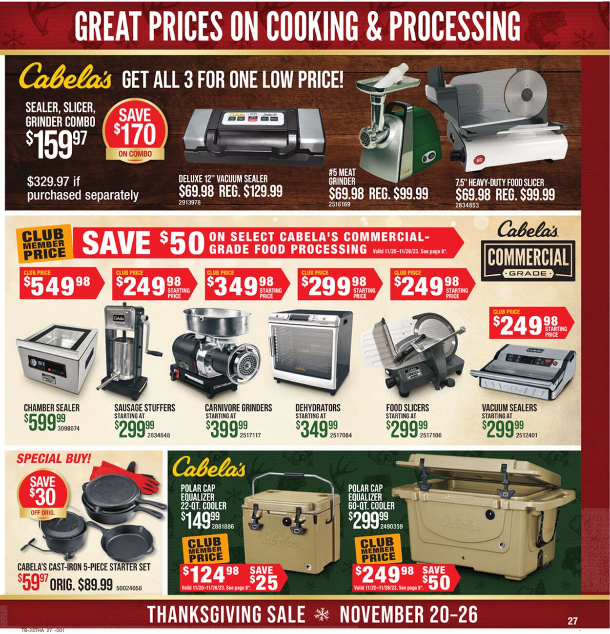 Weekly ad Cabela's 11/20/2023 - 11/26/2023