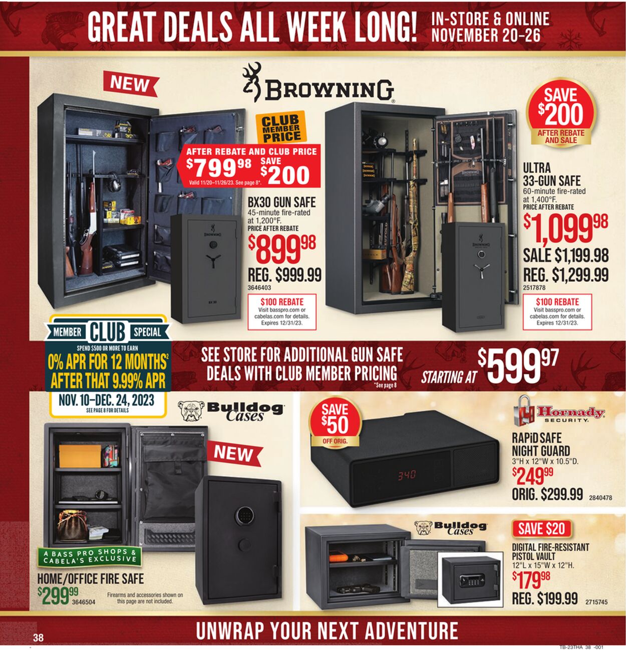 Weekly ad Cabela's 11/20/2023 - 11/26/2023