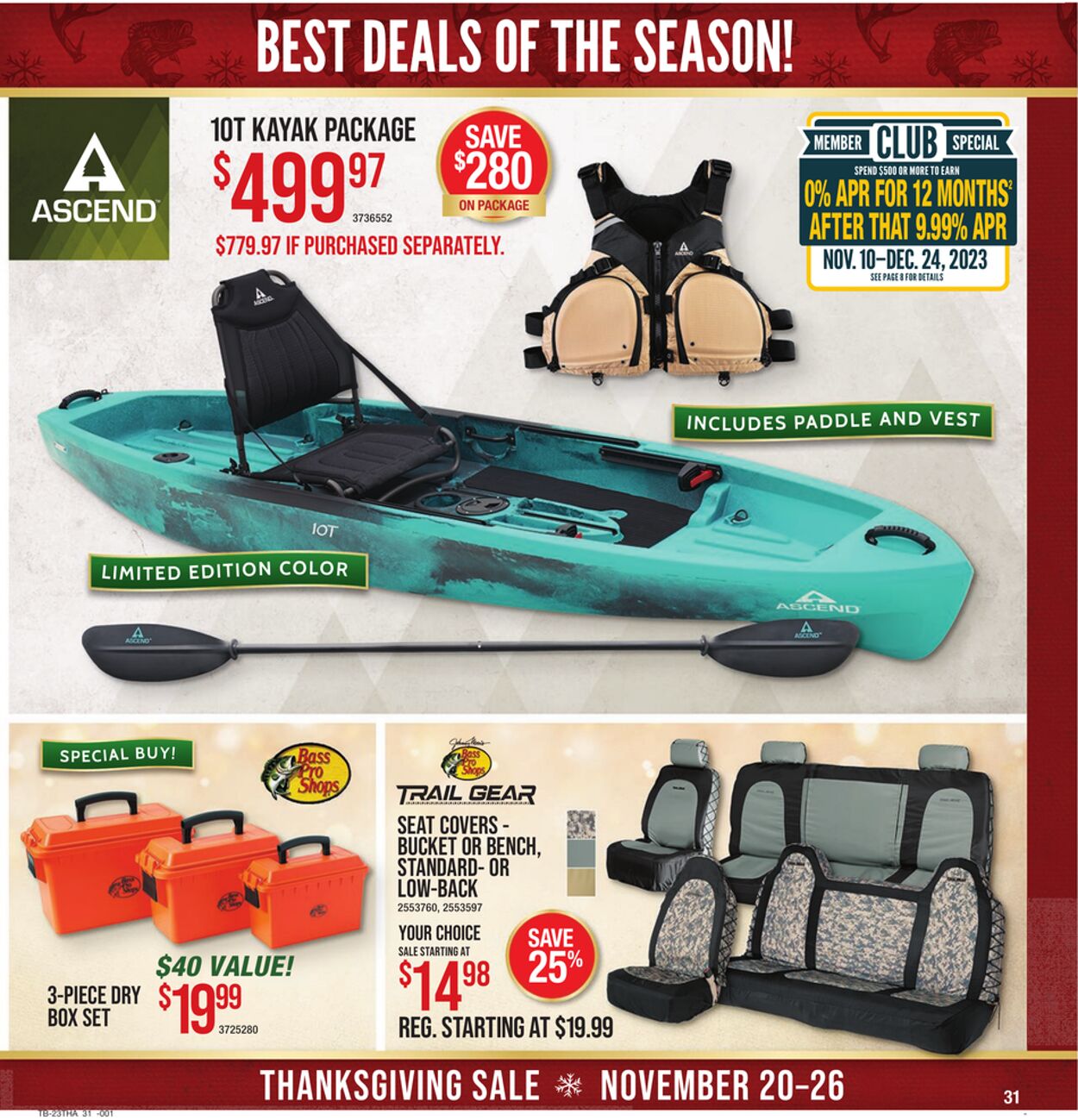 Weekly ad Cabela's 11/20/2023 - 11/26/2023