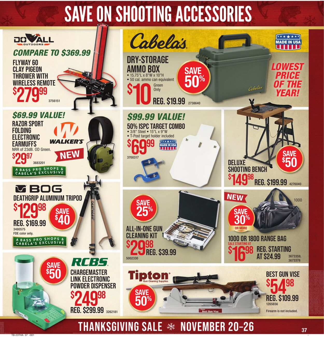 Weekly ad Cabela's 11/20/2023 - 11/26/2023