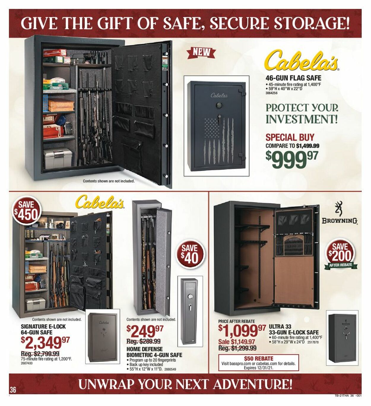 Weekly ad Cabela's 11/26/2021 - 12/02/2021