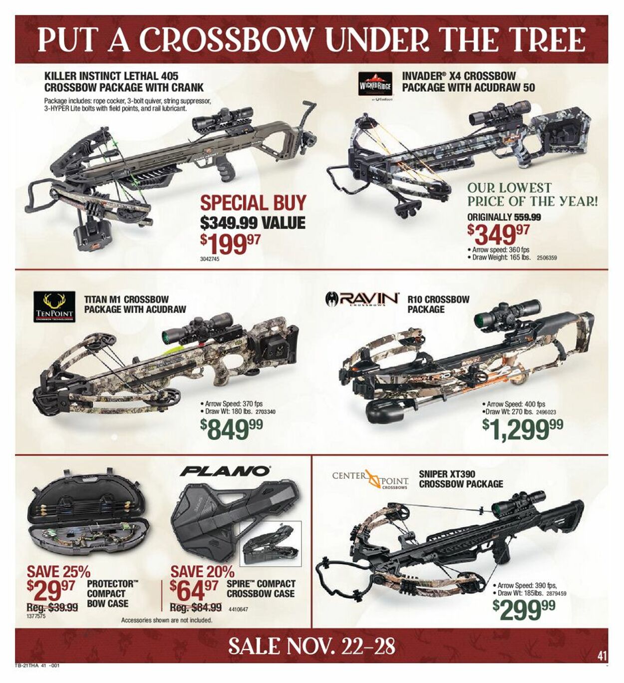 Weekly ad Cabela's 11/26/2021 - 12/02/2021