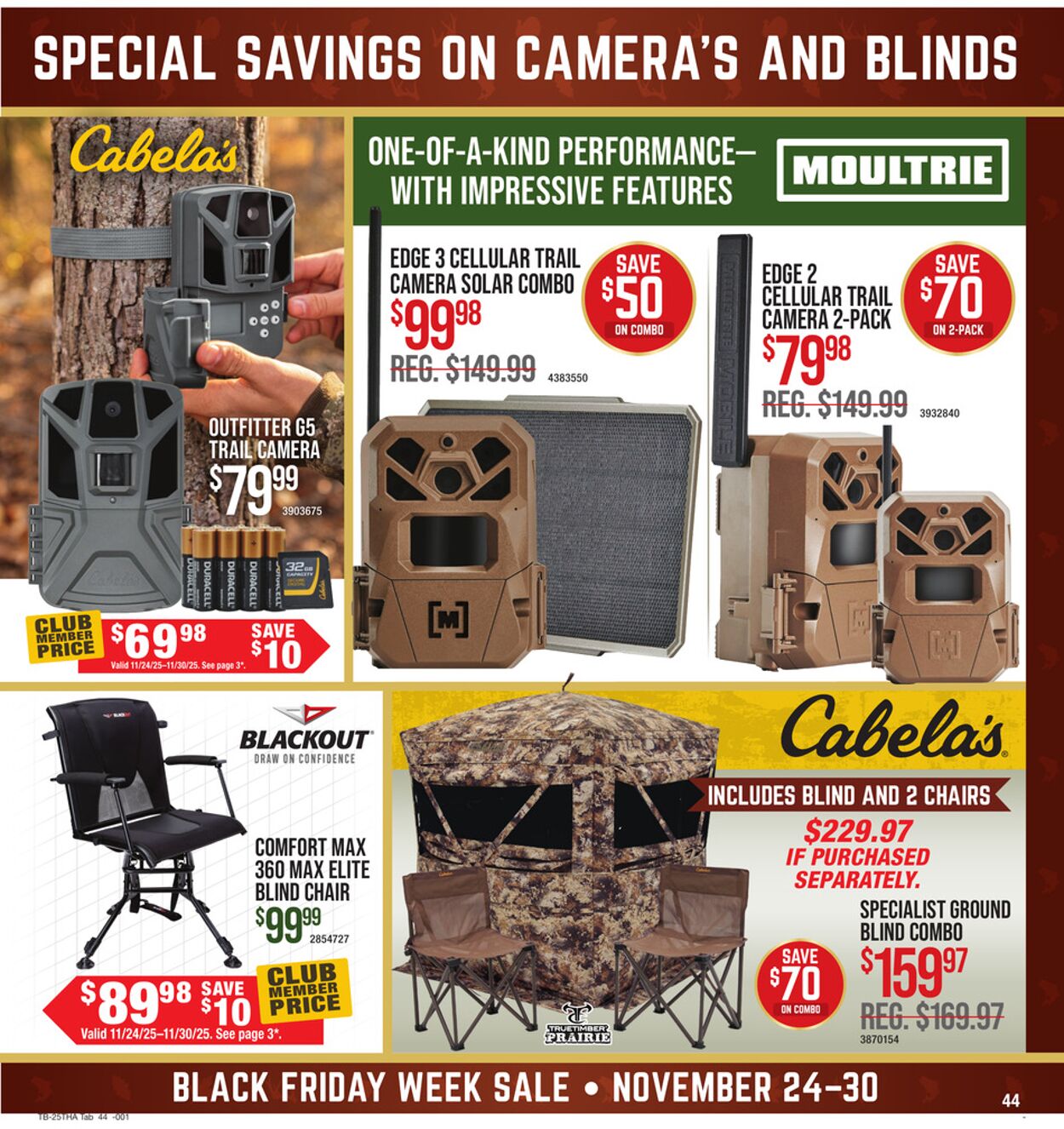 Weekly ad Cabela's 11/24/2025 - 11/30/2025