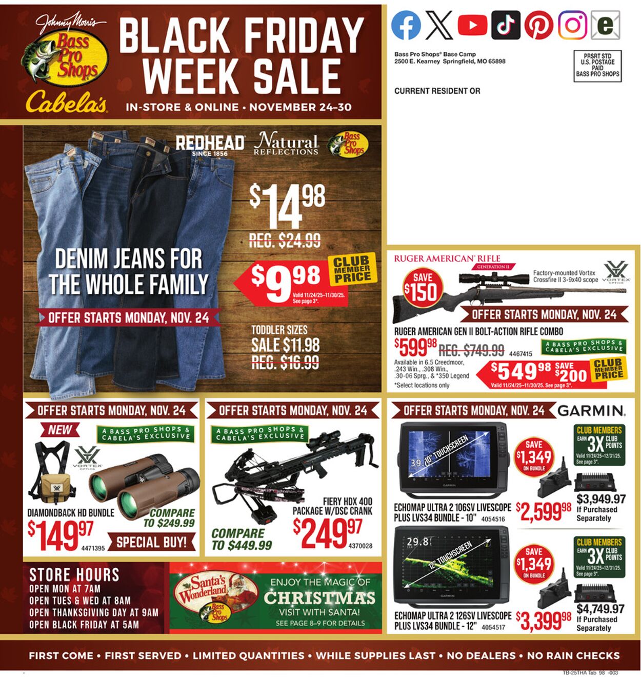 Weekly ad Cabela's 11/24/2025 - 11/30/2025