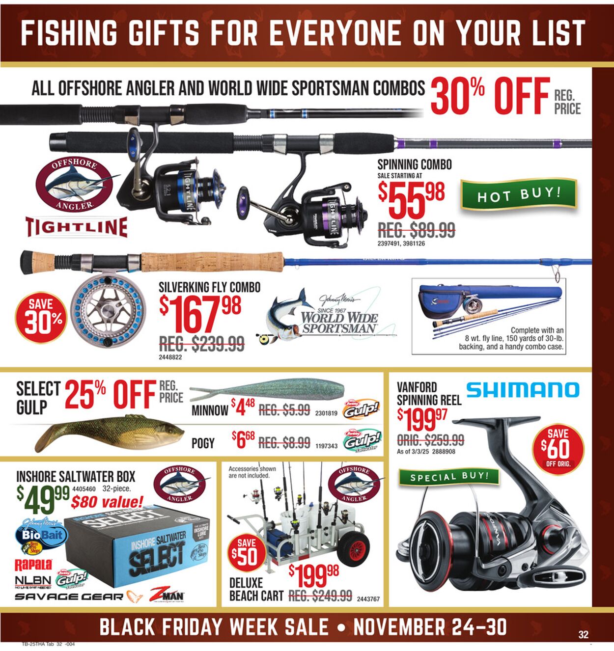 Weekly ad Cabela's 11/24/2025 - 11/30/2025