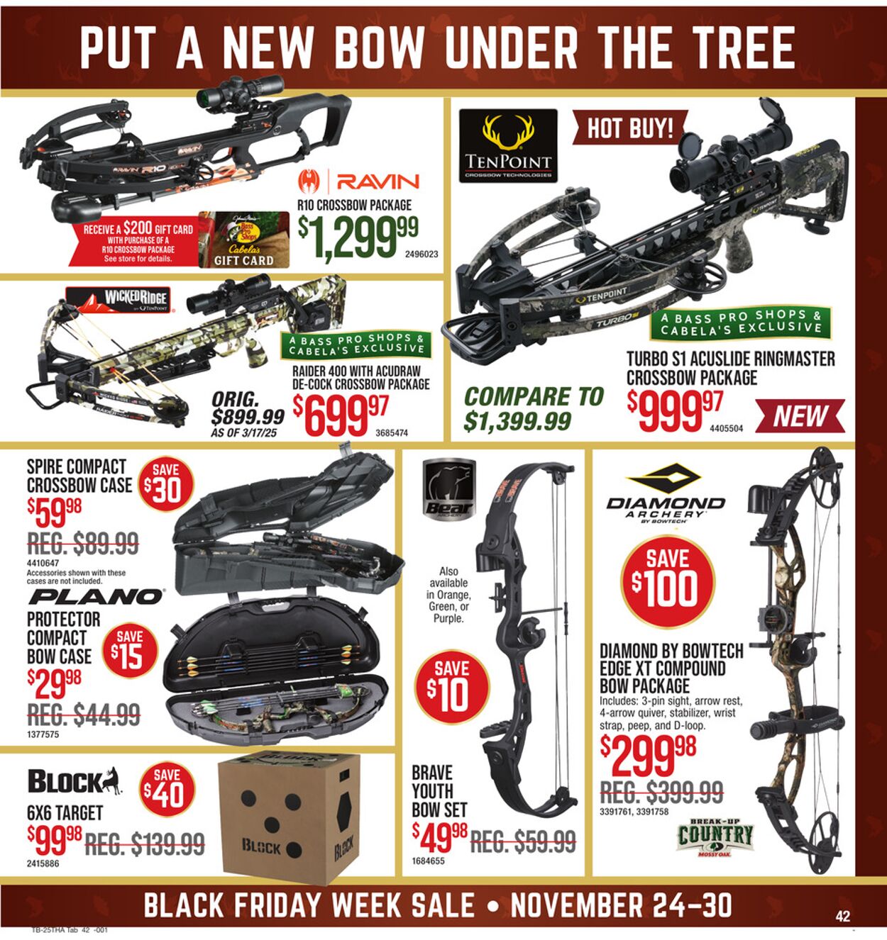 Weekly ad Cabela's 11/24/2025 - 11/30/2025