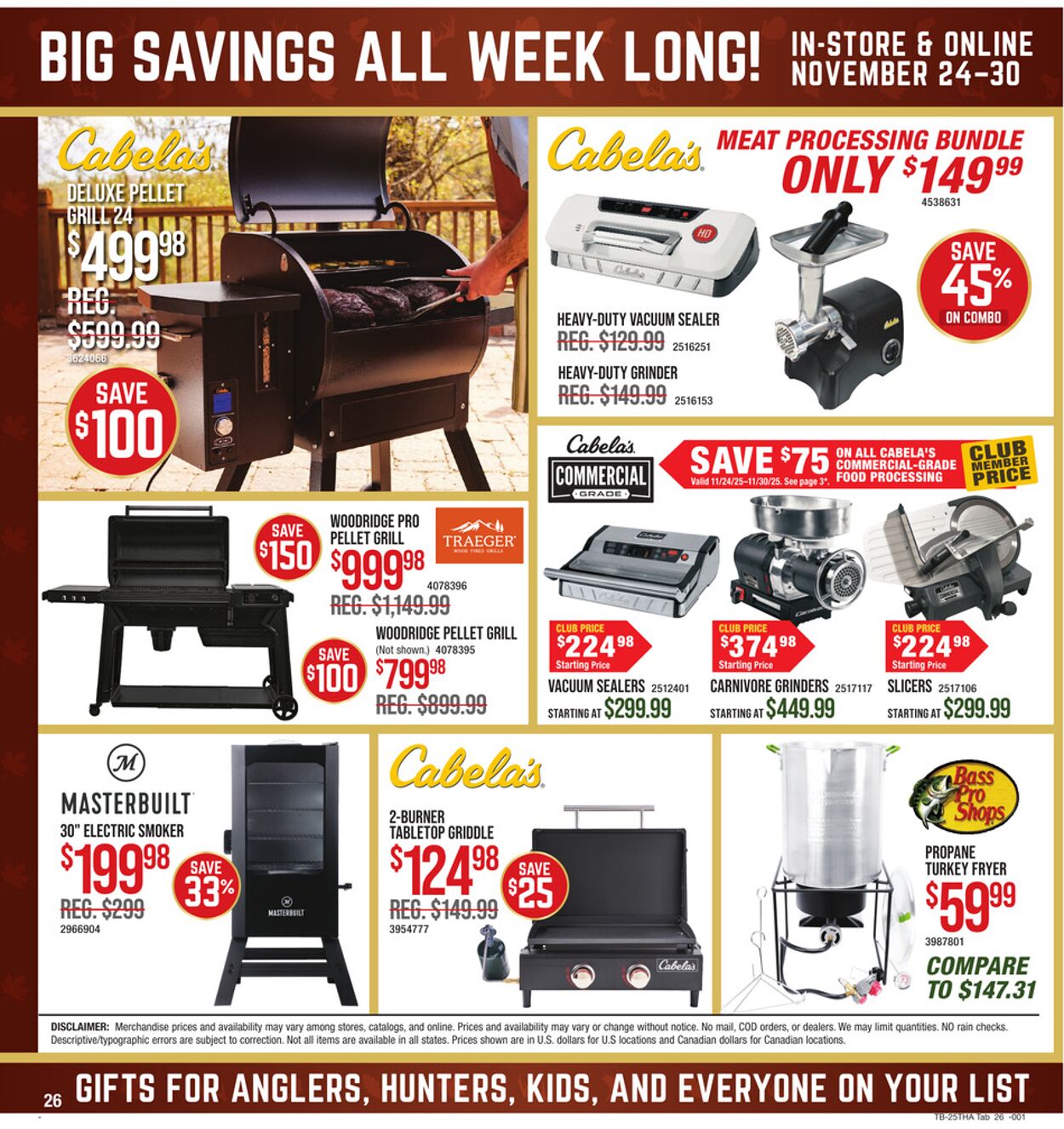 Weekly ad Cabela's 11/24/2025 - 11/30/2025