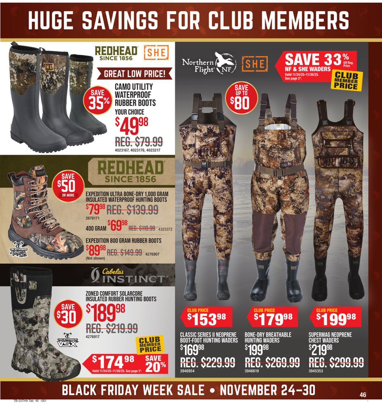 Weekly ad Cabela's 11/24/2025 - 11/30/2025