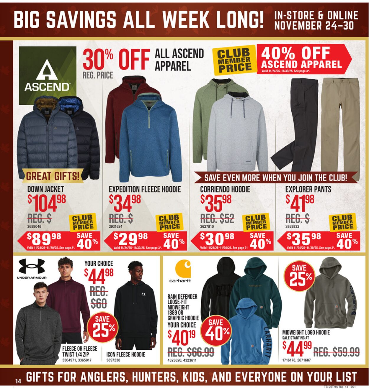 Weekly ad Cabela's 11/24/2025 - 11/30/2025