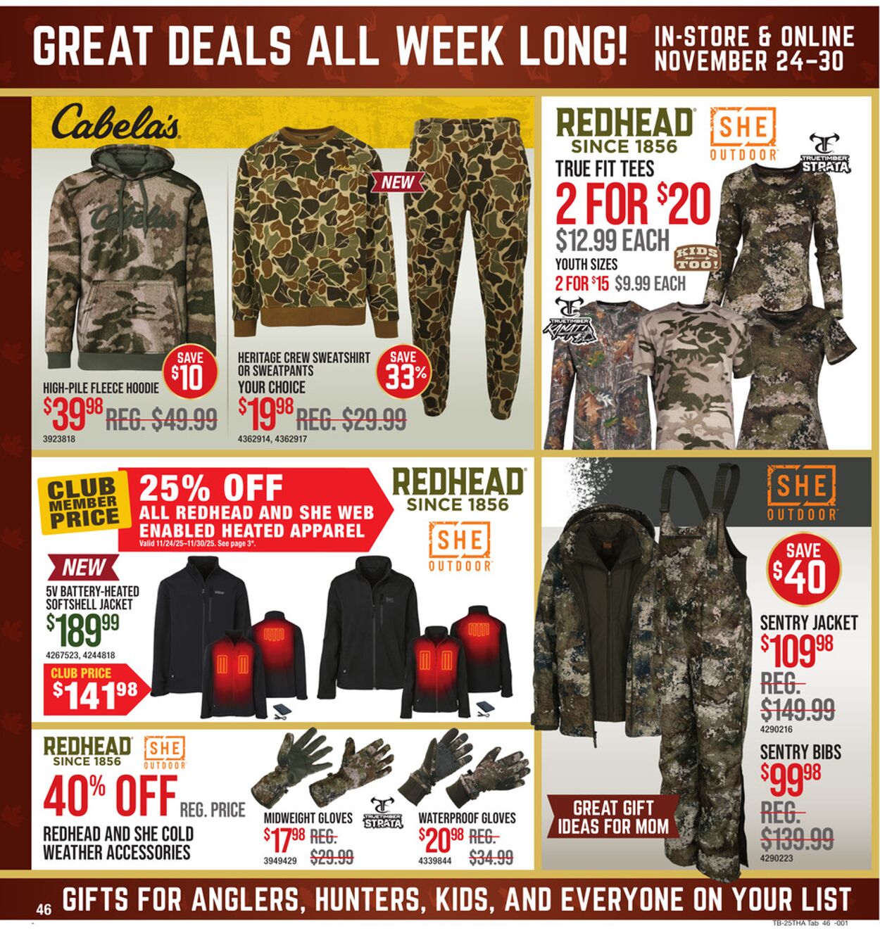 Weekly ad Cabela's 11/24/2025 - 11/30/2025