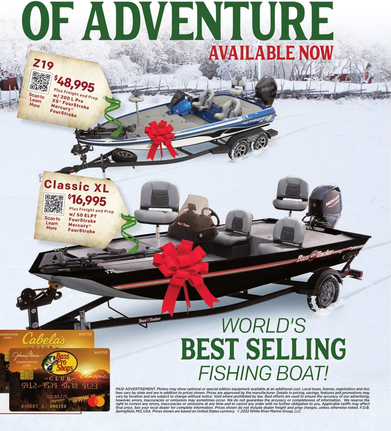 Weekly ad Cabela's 12/01/2022 - 01/31/2023