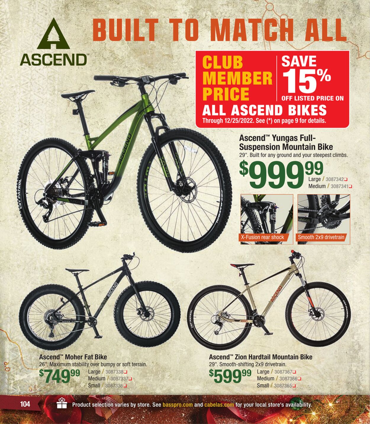 Weekly ad Cabela's 12/01/2022 - 01/31/2023