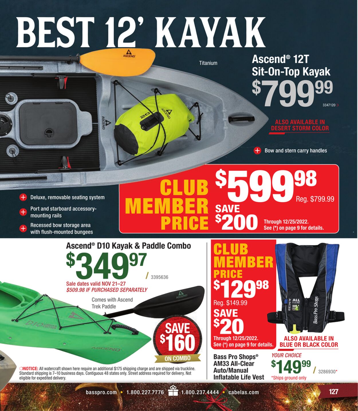 Weekly ad Cabela's 12/01/2022 - 01/31/2023