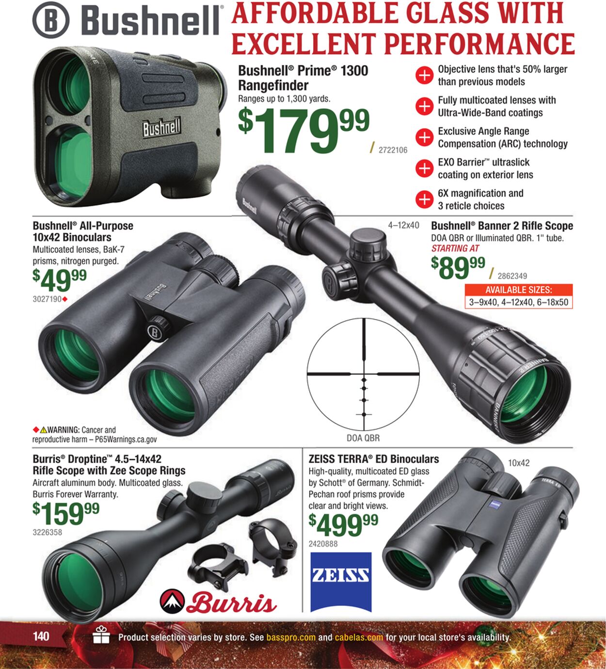 Weekly ad Cabela's 12/01/2022 - 01/31/2023