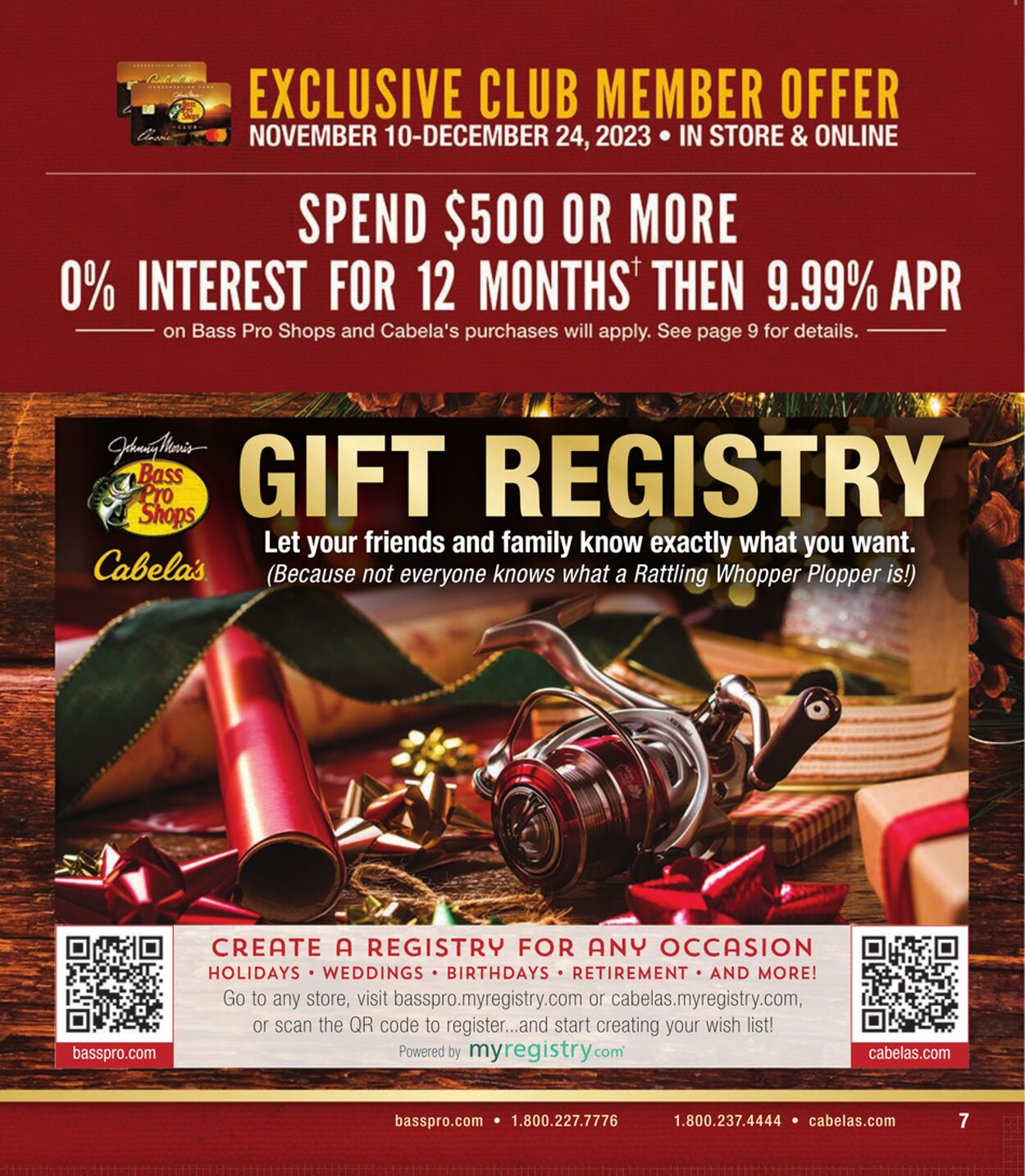 Weekly ad Cabela's 10/26/2023 - 12/26/2023