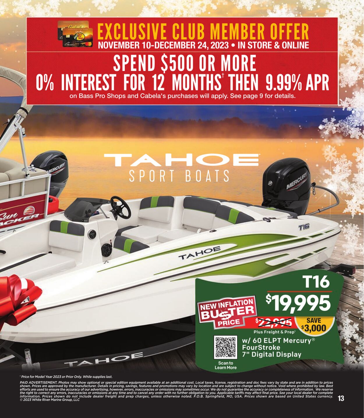 Weekly ad Cabela's 10/26/2023 - 12/26/2023