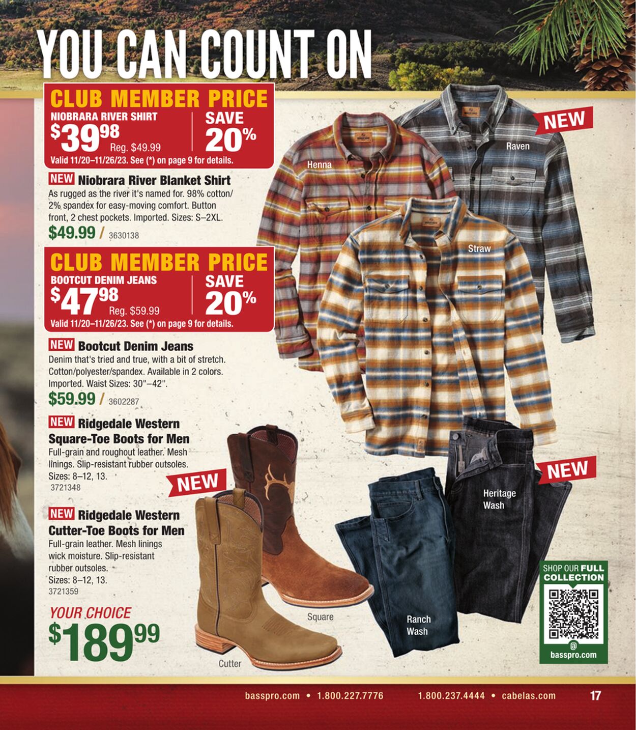 Weekly ad Cabela's 10/26/2023 - 12/26/2023