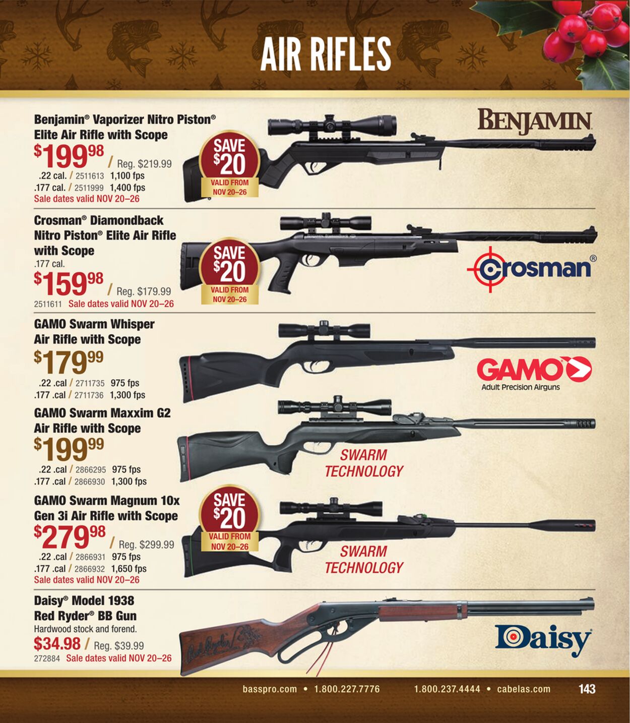 Weekly ad Cabela's 10/26/2023 - 12/26/2023