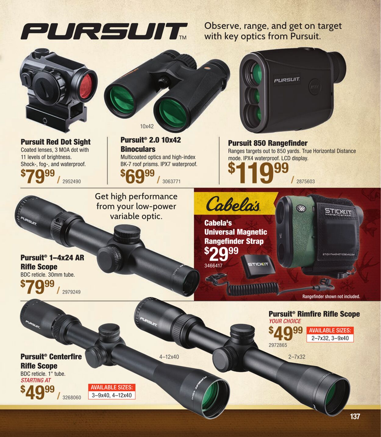 Weekly ad Cabela's 10/26/2023 - 12/26/2023