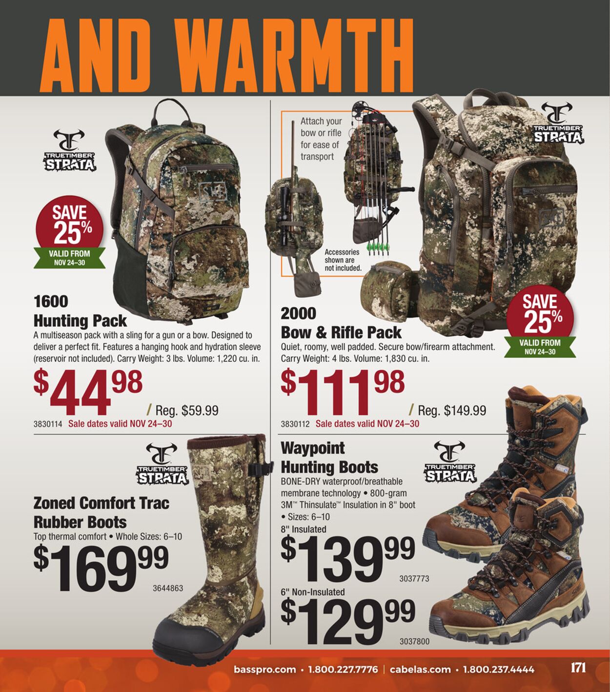Weekly ad Cabela's 10/24/2025 - 11/07/2025