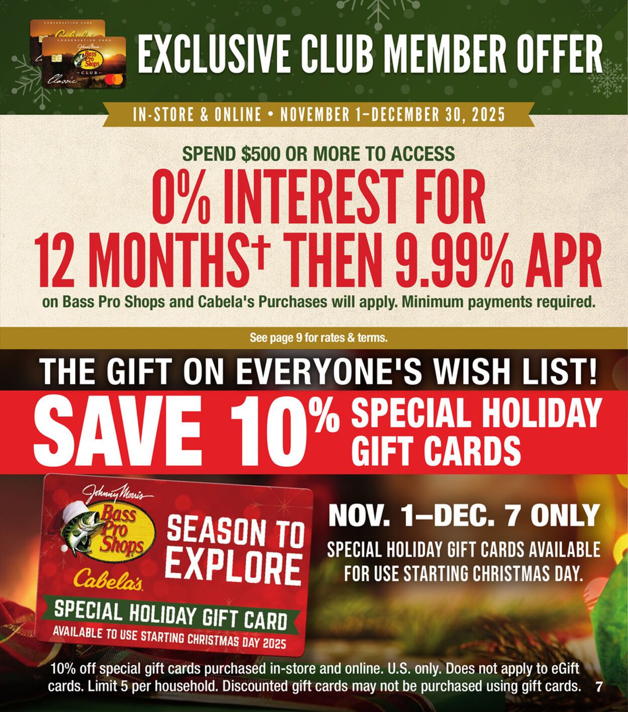 Weekly ad Cabela's 10/24/2025 - 11/07/2025