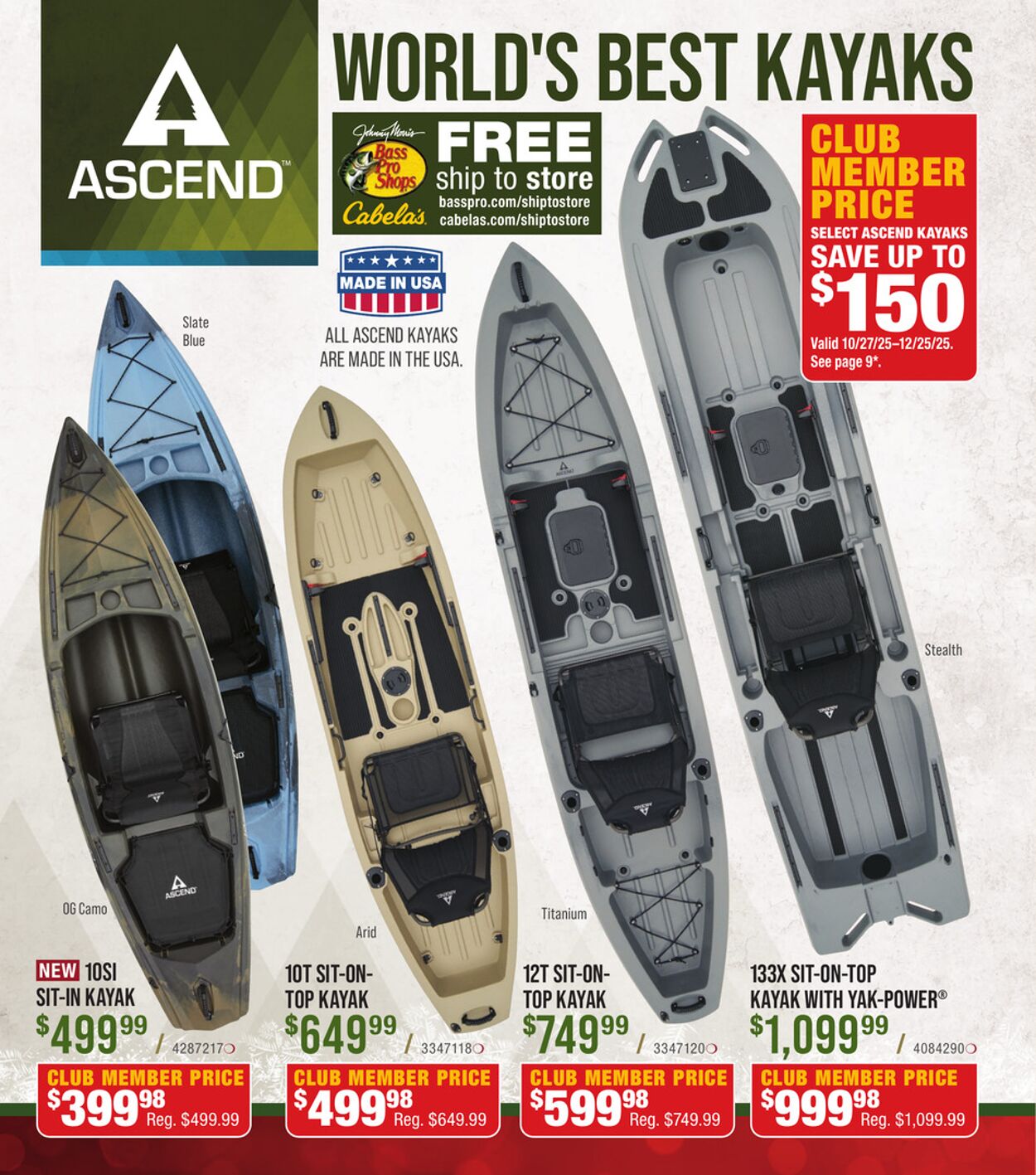 Weekly ad Cabela's 10/24/2025 - 11/07/2025