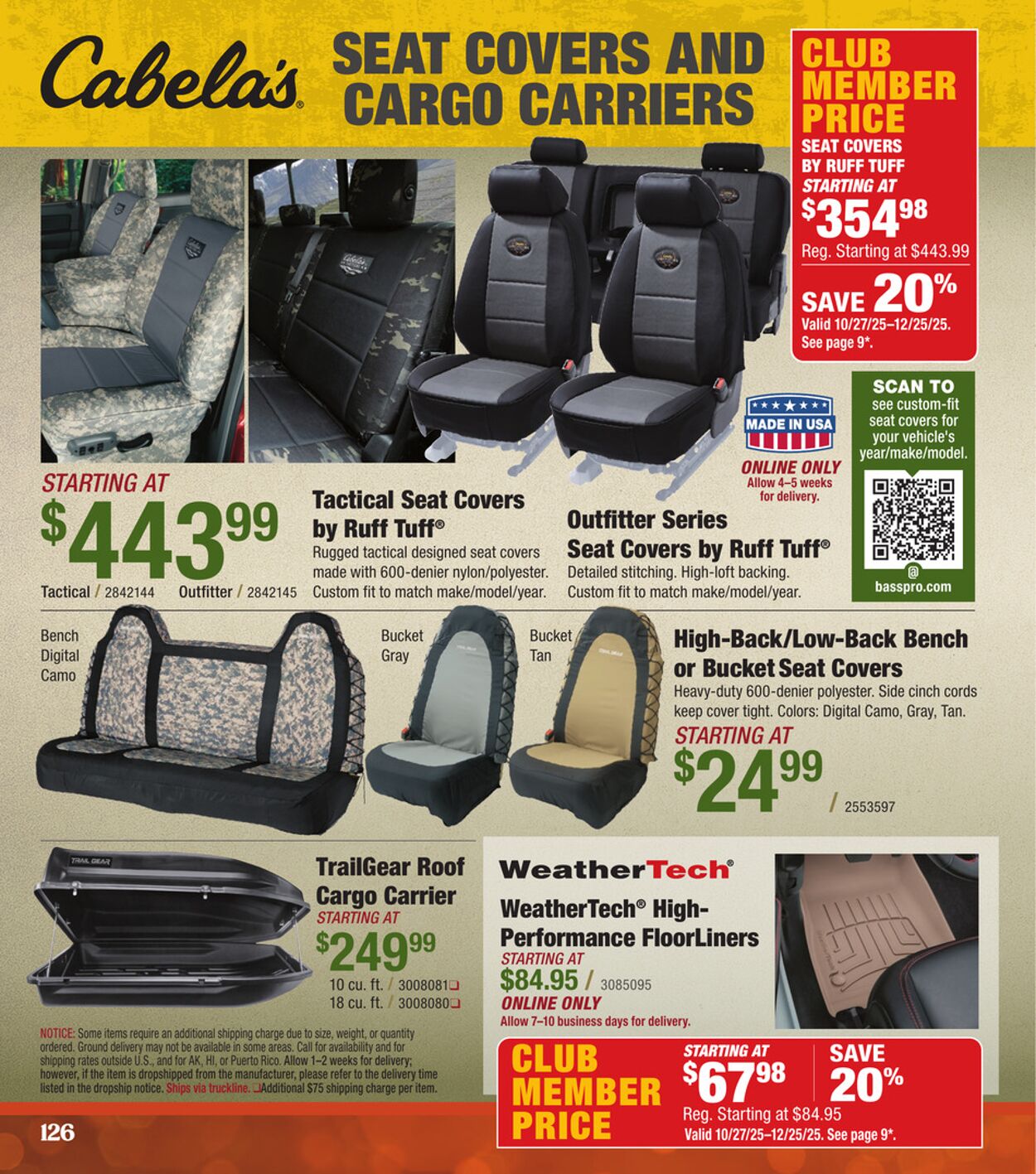 Weekly ad Cabela's 10/24/2025 - 11/07/2025