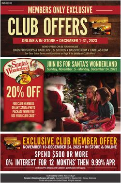 Weekly ad Cabela's 01/01/2024 - 01/22/2025