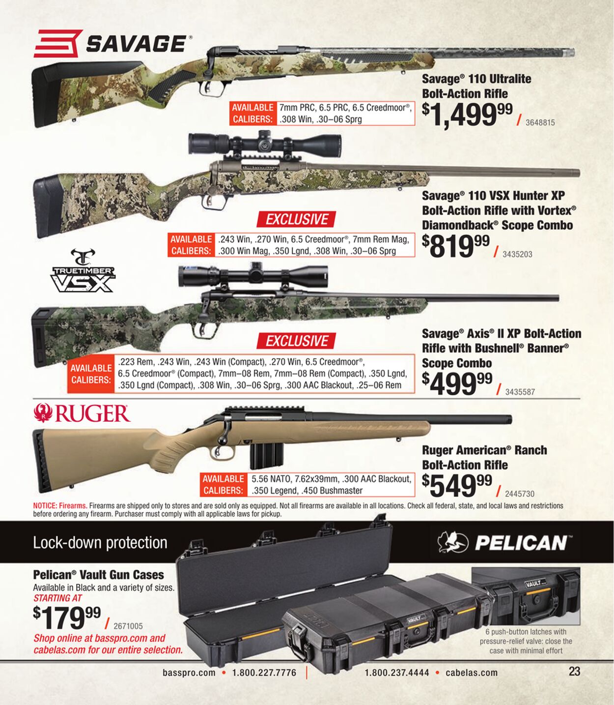 Weekly ad Cabela's 08/31/2023 - 12/30/2023