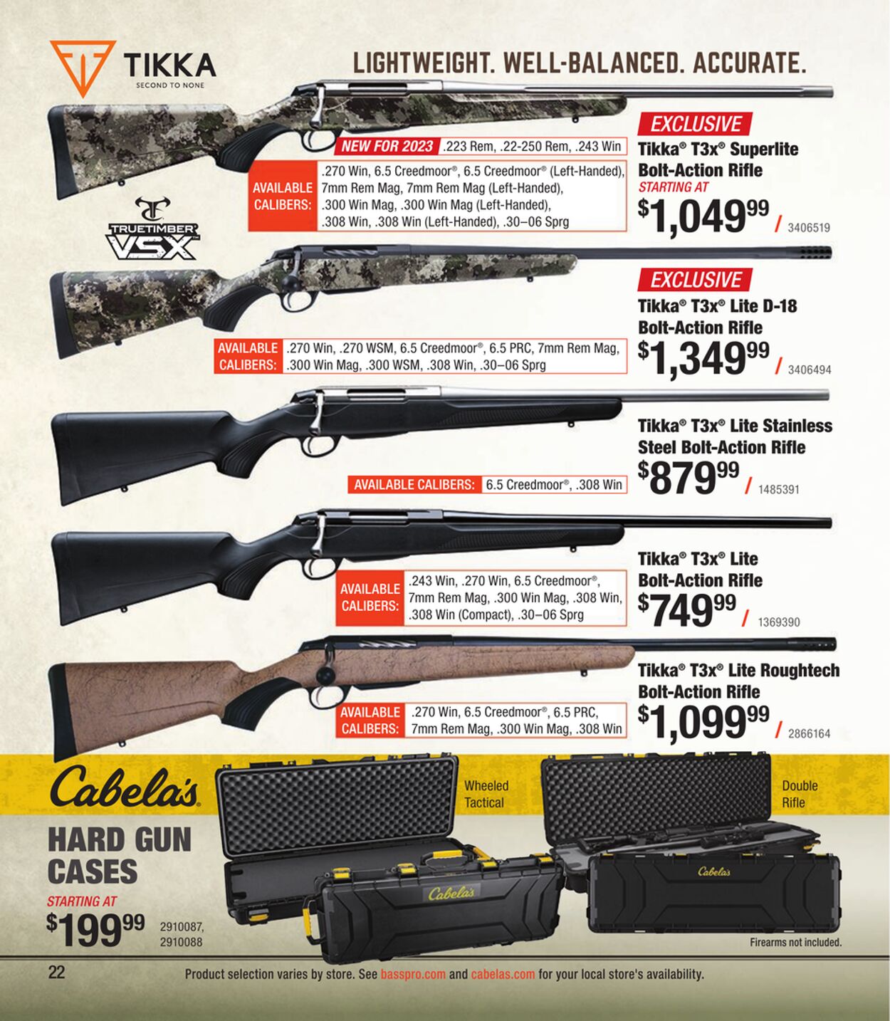 Weekly ad Cabela's 08/31/2023 - 12/30/2023