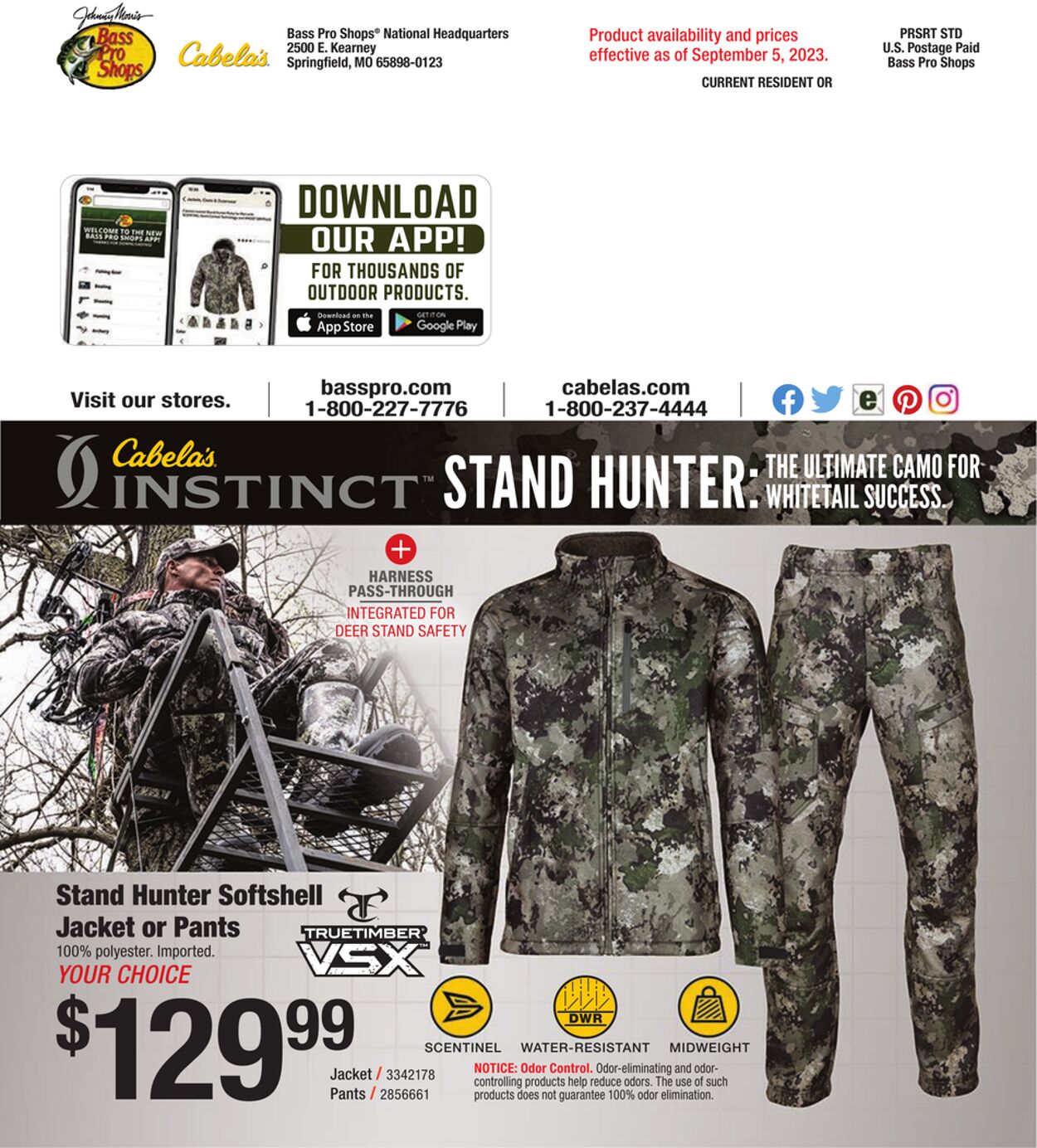 Weekly ad Cabela's 08/31/2023 - 12/30/2023