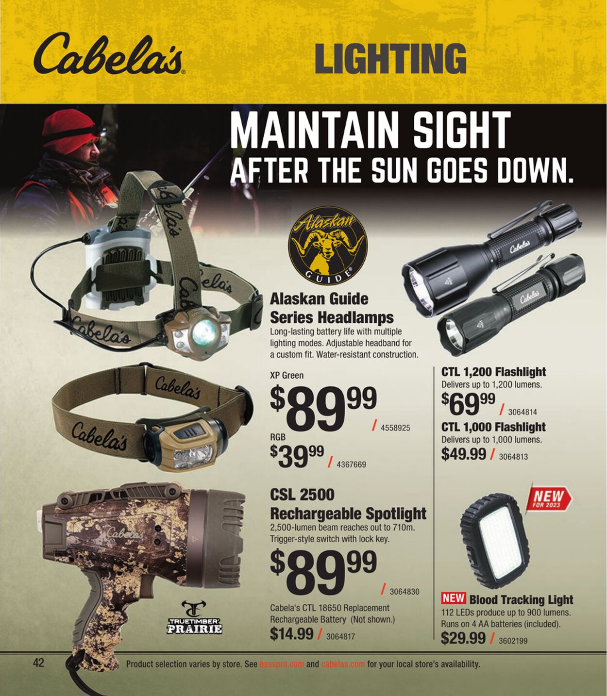 Weekly ad Cabela's 08/31/2023 - 12/30/2023