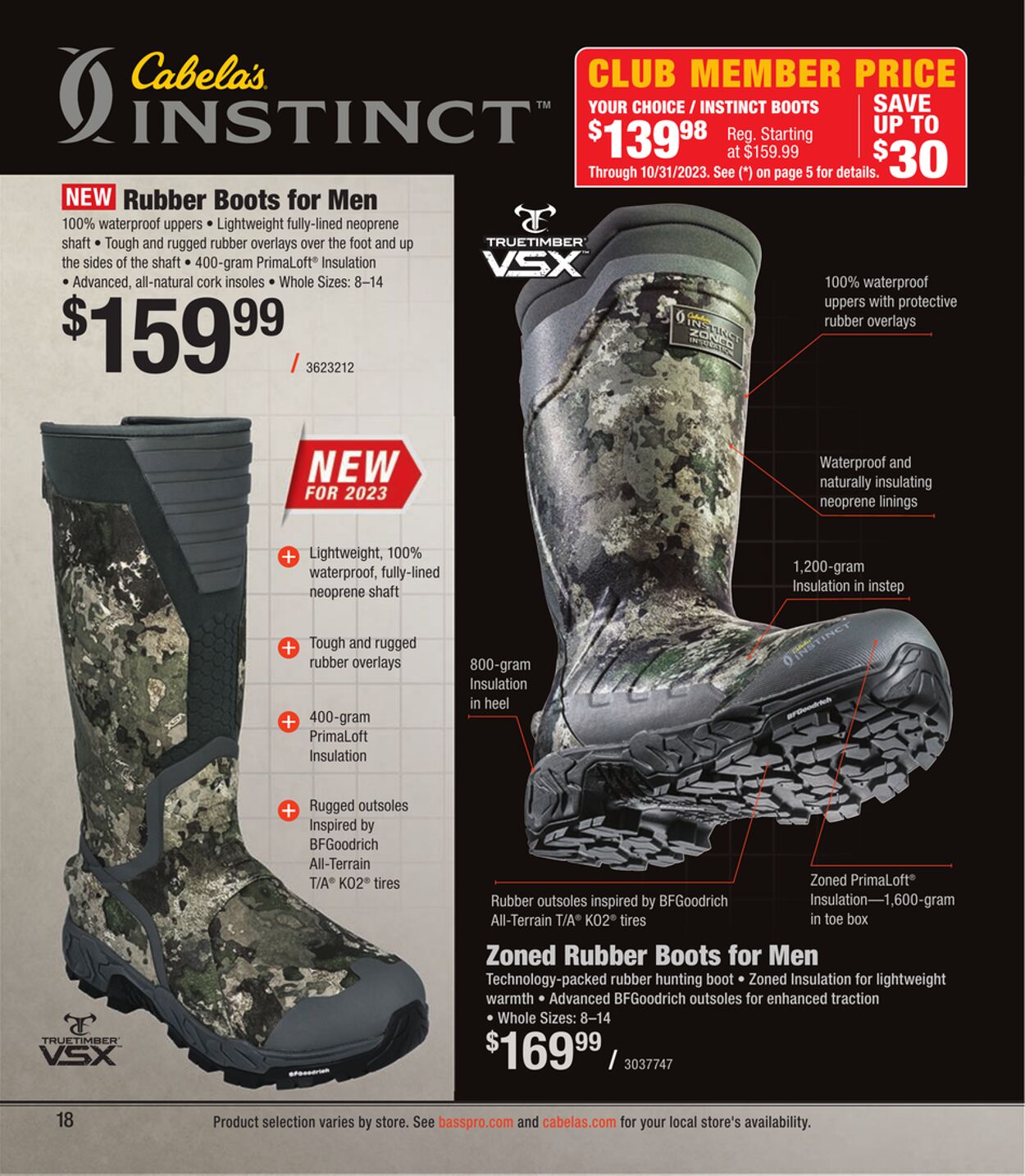 Weekly ad Cabela's 08/31/2023 - 12/30/2023