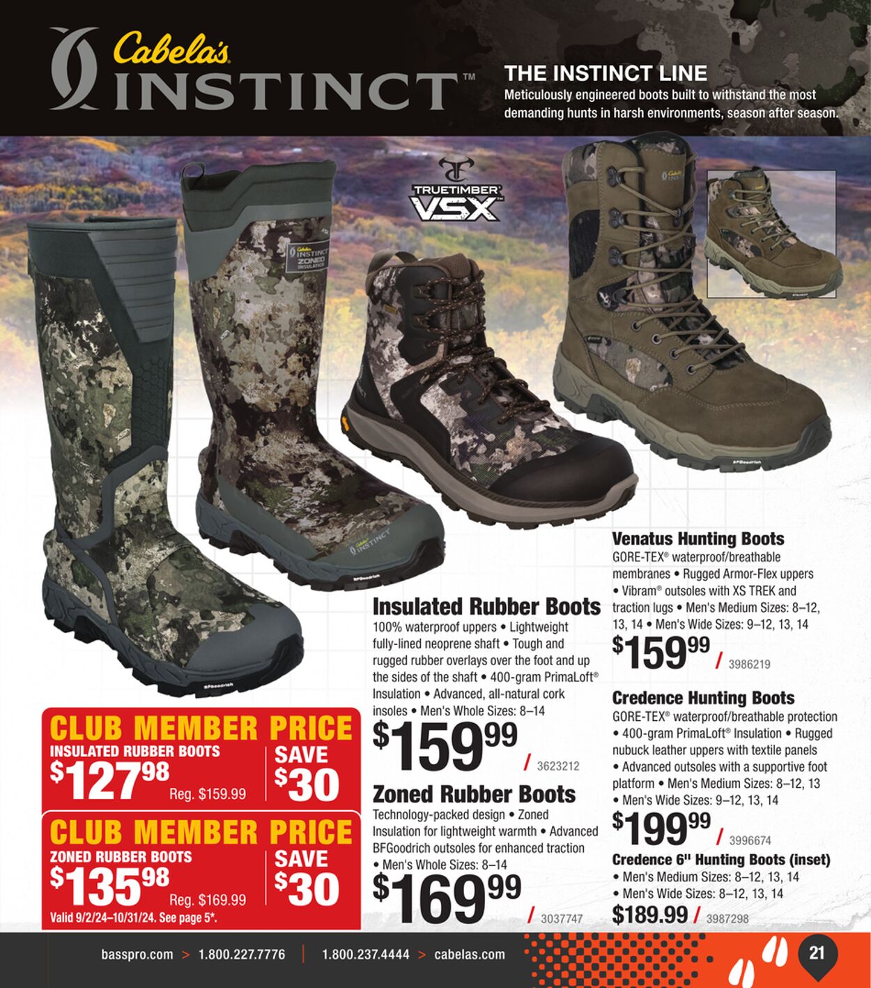 Weekly ad Cabela's 08/29/2024 - 01/29/2025