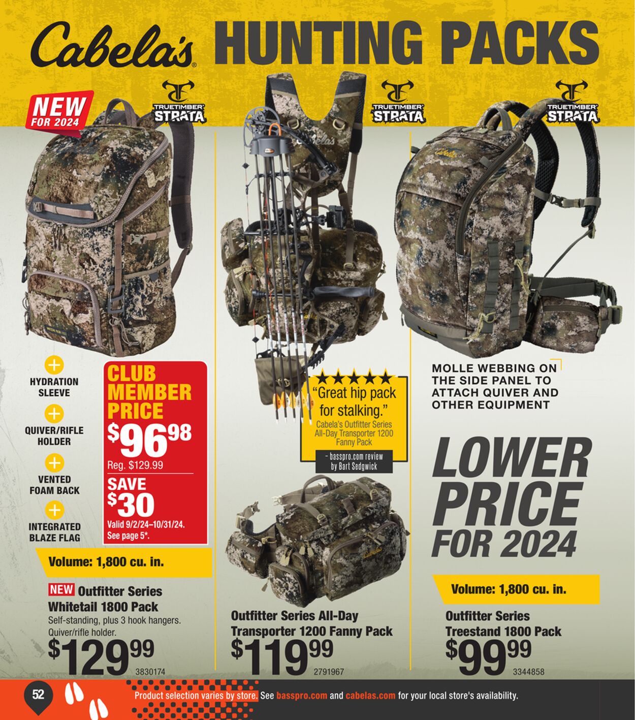 Weekly ad Cabela's 08/29/2024 - 01/29/2025