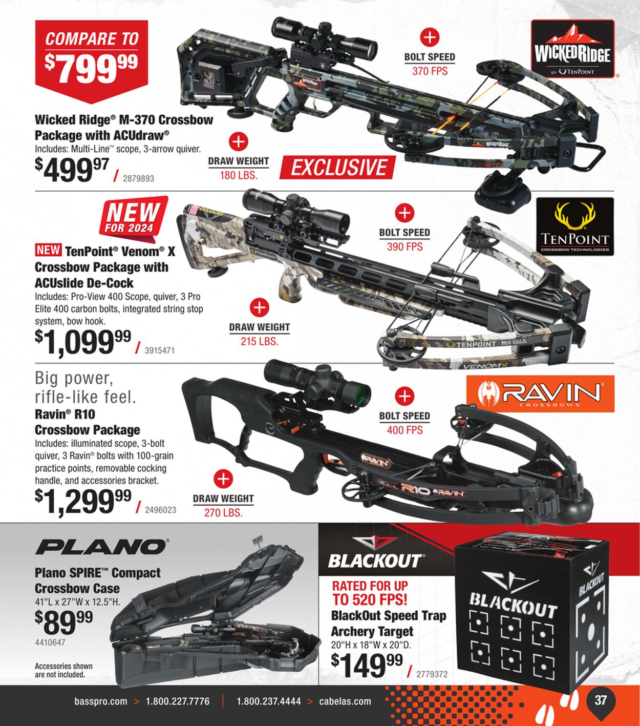 Weekly ad Cabela's 08/29/2024 - 01/29/2025