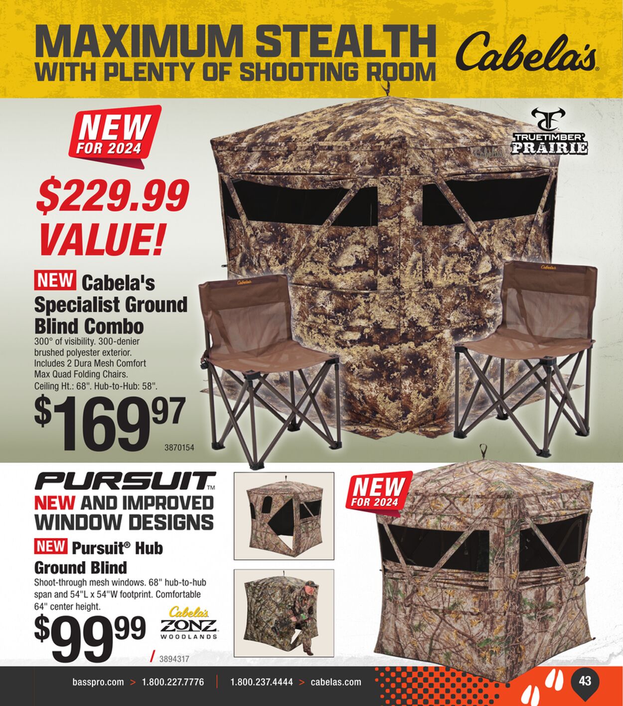 Weekly ad Cabela's 08/29/2024 - 01/29/2025