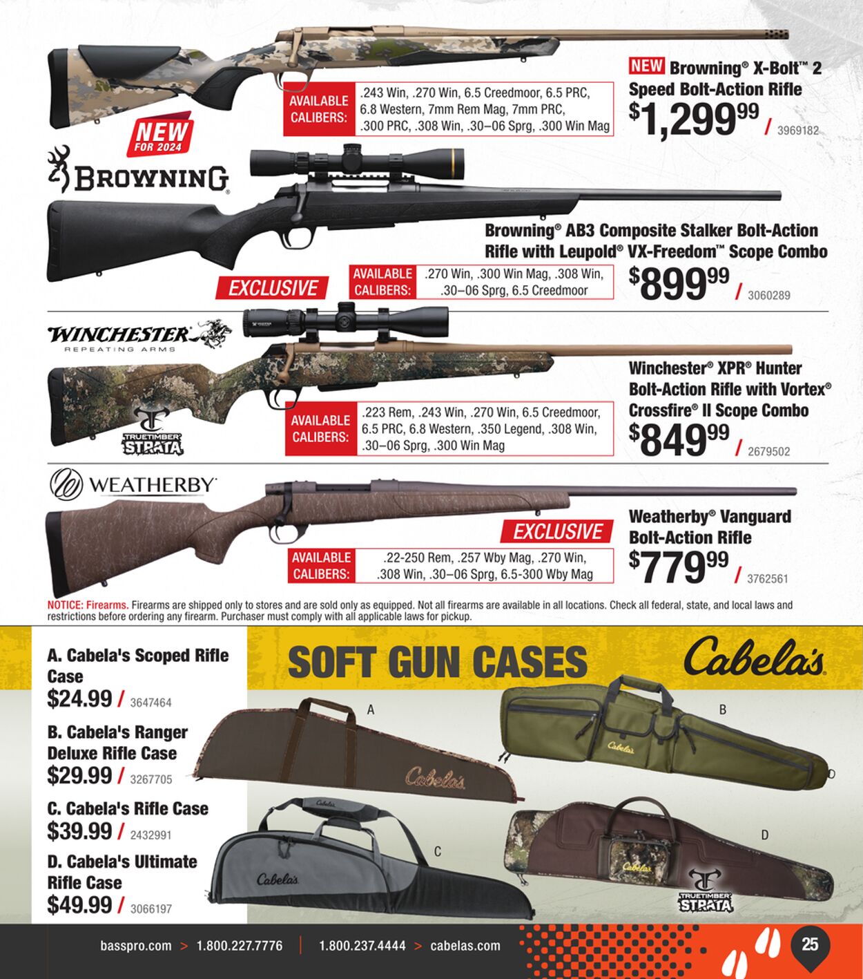 Weekly ad Cabela's 08/29/2024 - 01/29/2025