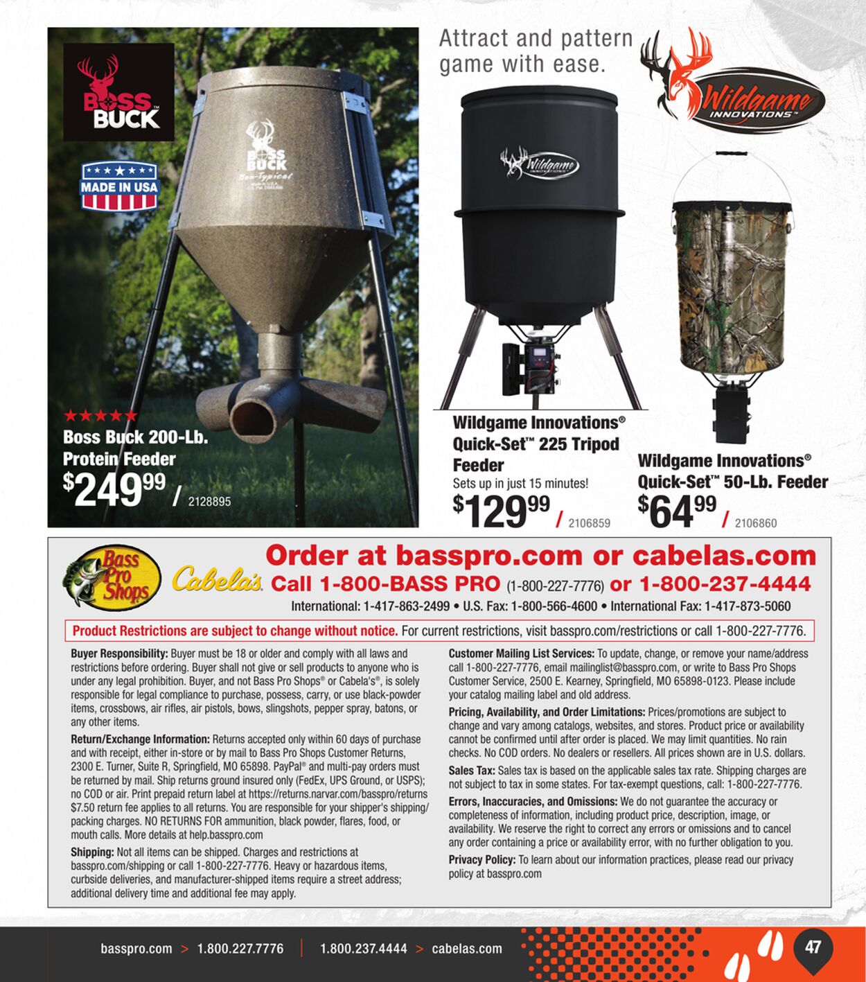 Weekly ad Cabela's 08/29/2024 - 01/29/2025