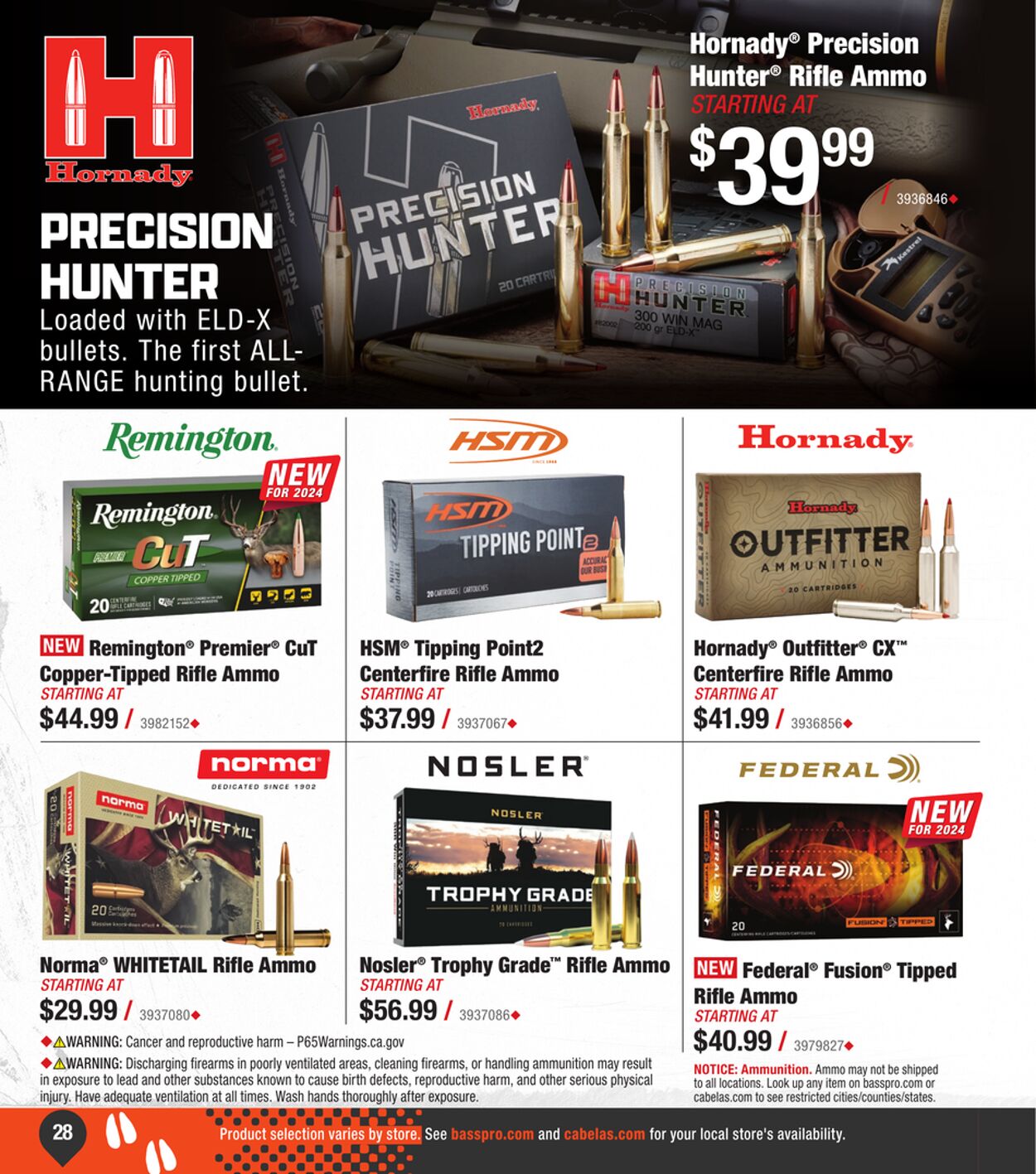 Weekly ad Cabela's 08/29/2024 - 01/29/2025